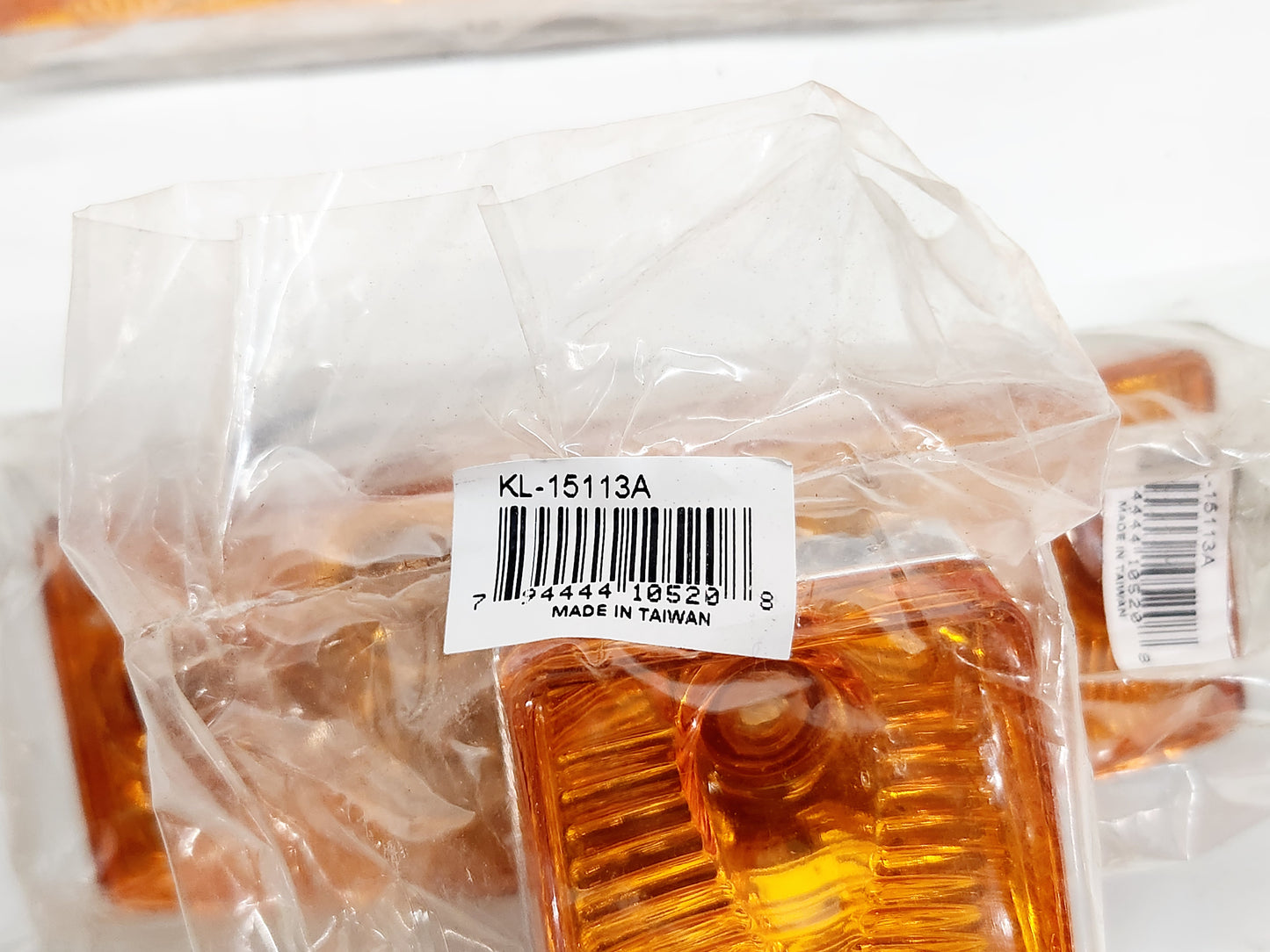 Amber Rectangular Rectangle LED Light 6" Truck Trailer Side Marker - Lot of 17