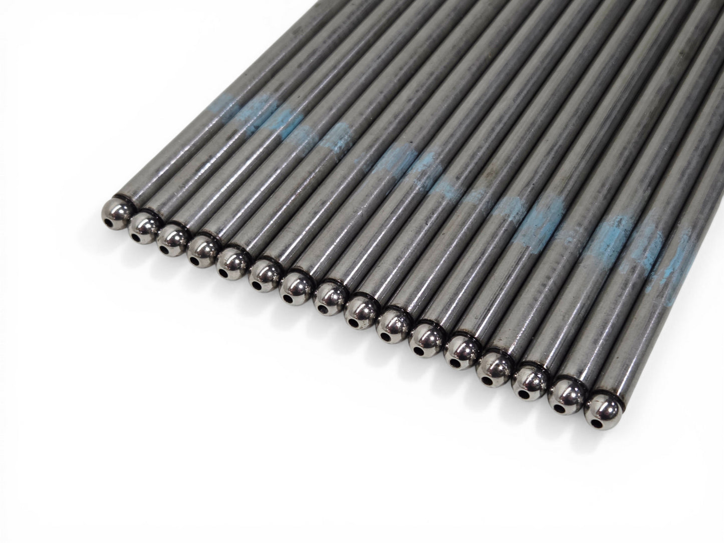 Blue Paint High Performance 7.800" 5/16 Thick Pushrods Set of 16 OEM GM 3796243