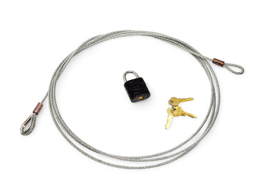 Corvette America Car Cover Security Cable and Lock Set