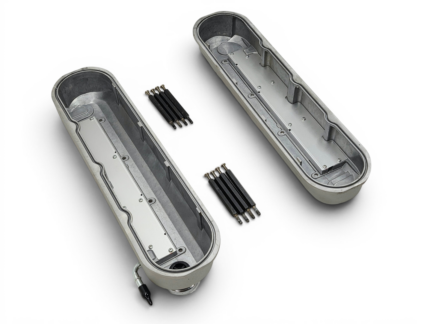 Chevy GM Performance LSX 376 Valve Covers Silver Fits Tall Rockers