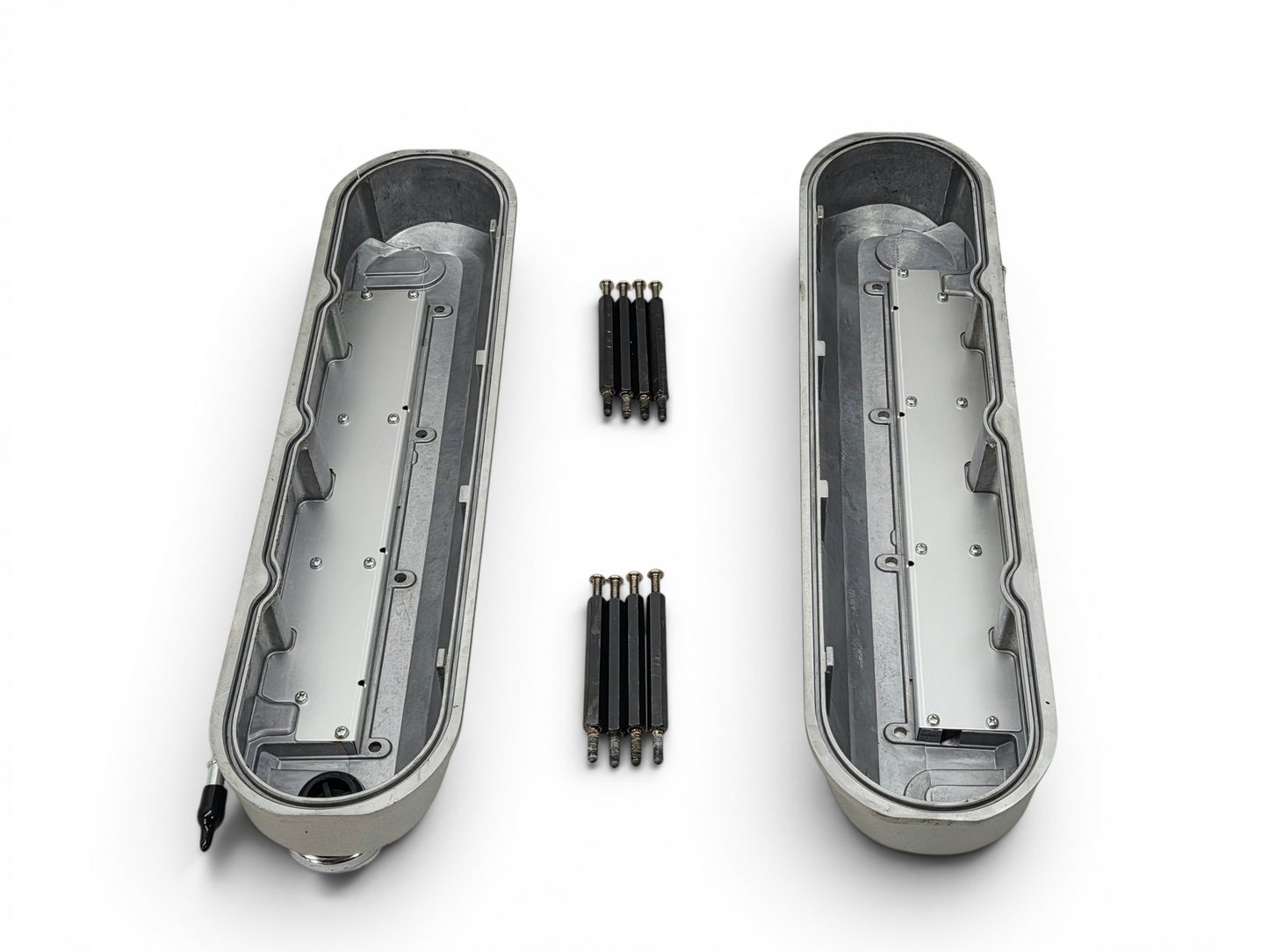 Chevy GM Performance LSX 376 Valve Covers Silver Fits Tall Rockers