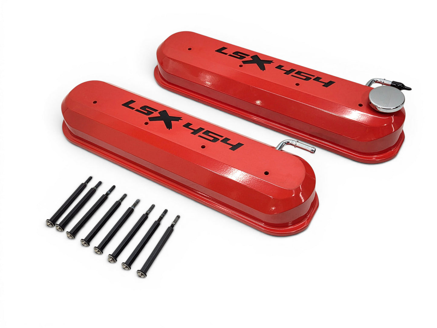 Chevy GM Performance LSX 454 Valve Covers Orange Fits Tall Rockers
