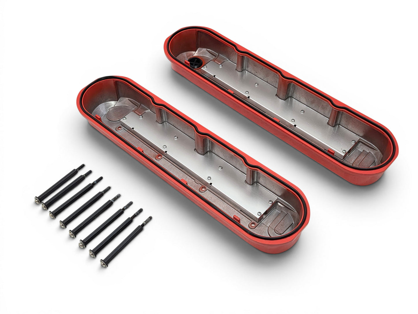 Chevy GM Performance LSX 454 Valve Covers Orange Fits Tall Rockers