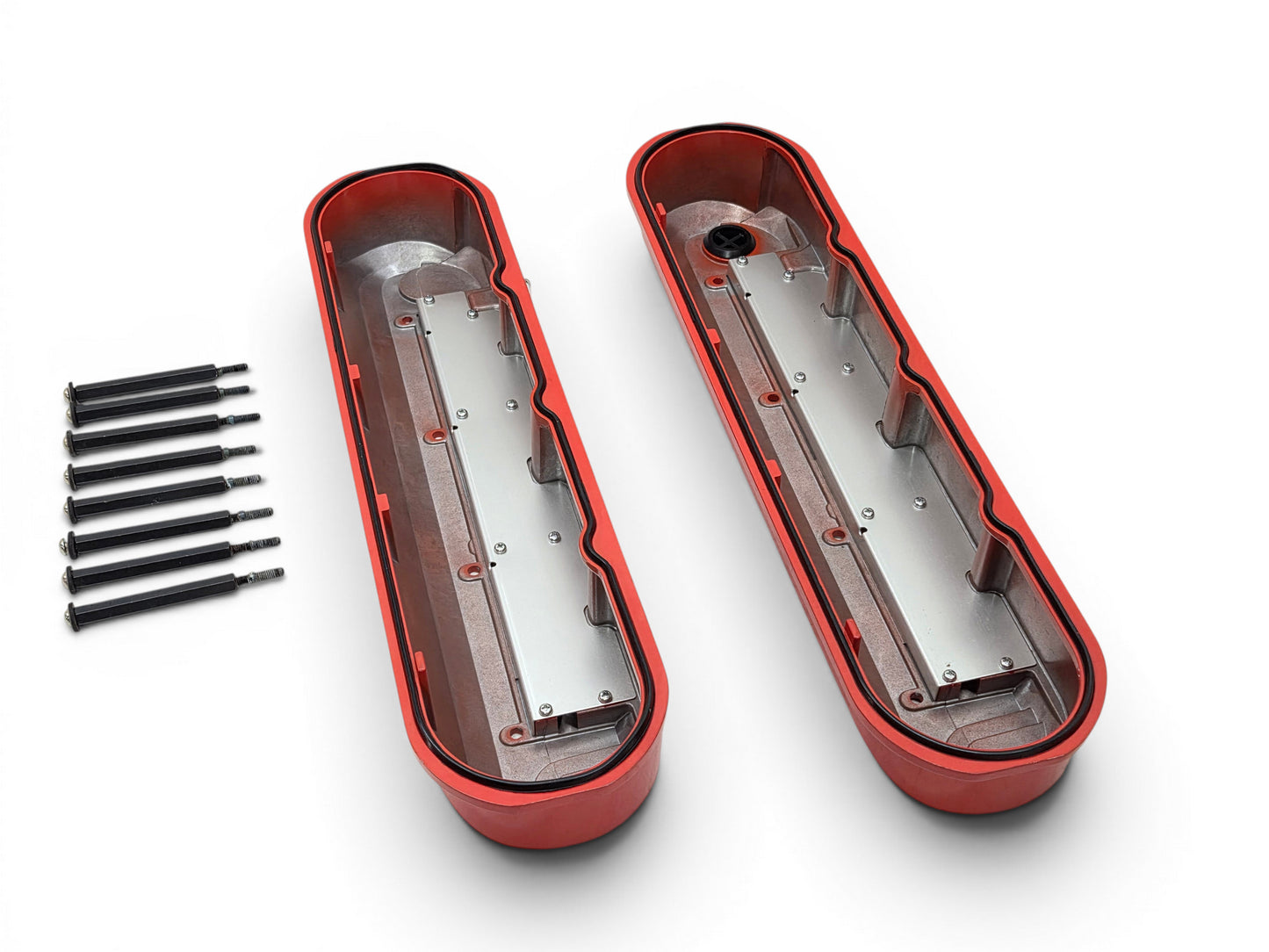Chevy GM Performance LSX 454 Valve Covers Orange Fits Tall Rockers