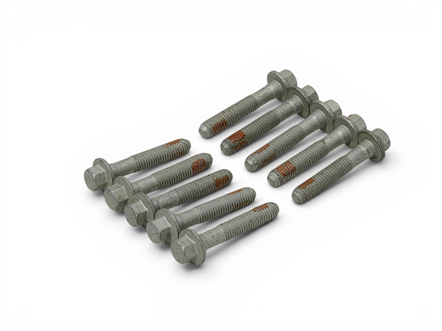 Chevy LS Lot of 10 Short Cylinder Head Bolts - 8x1.25x45 OEM GM 12558840