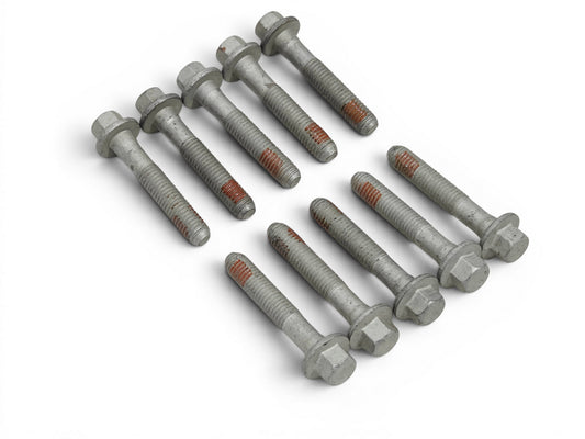 Chevy LS Lot of 10 Short Cylinder Head Bolts - 8x1.25x45 OEM GM 12558840