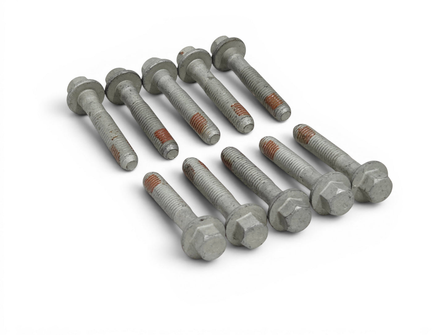 Chevy LS Lot of 10 Short Cylinder Head Bolts - 8x1.25x45 OEM GM 12558840