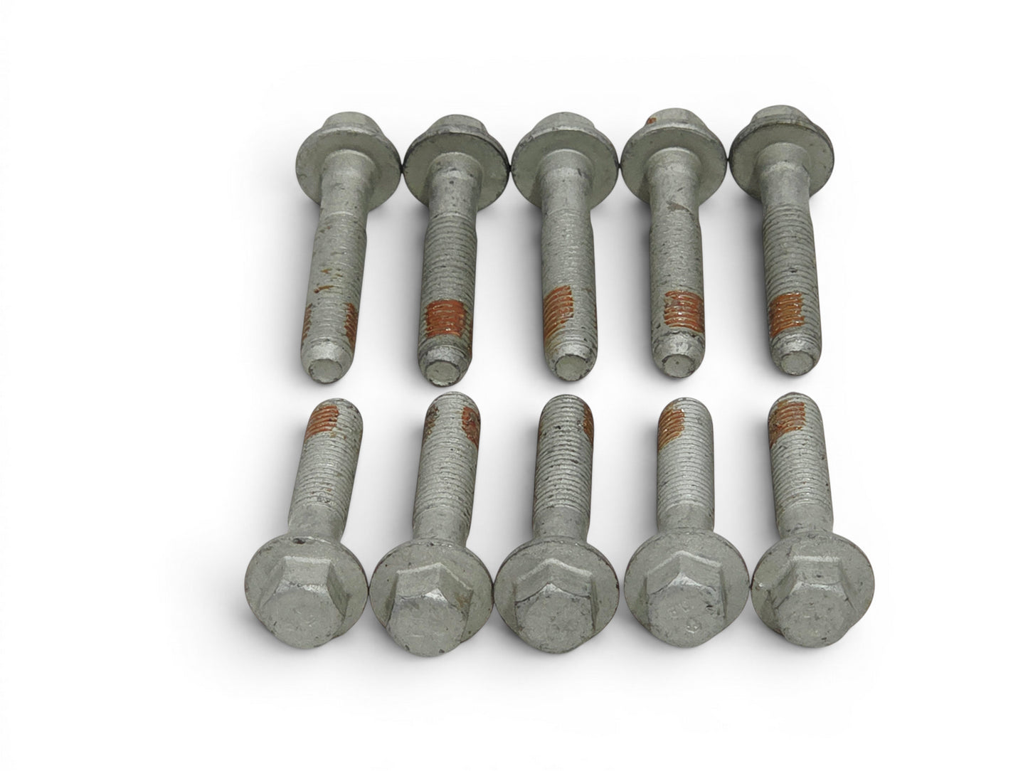 Chevy LS Lot of 10 Short Cylinder Head Bolts - 8x1.25x45 OEM GM 12558840