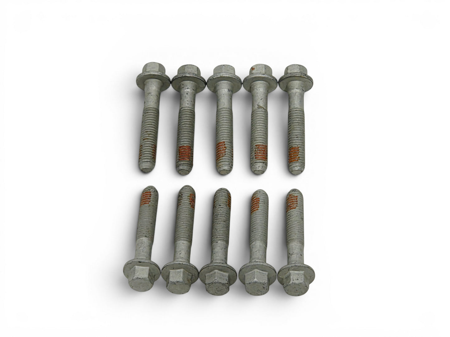 Chevy LS Lot of 10 Short Cylinder Head Bolts - 8x1.25x45 OEM GM 12558840