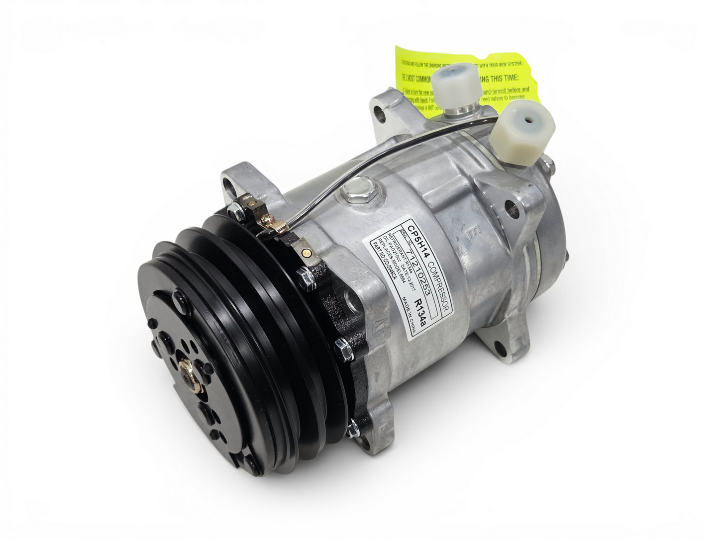 Classic Auto Air A/C Compressor Double Groove V-Belt Pulley 5-128