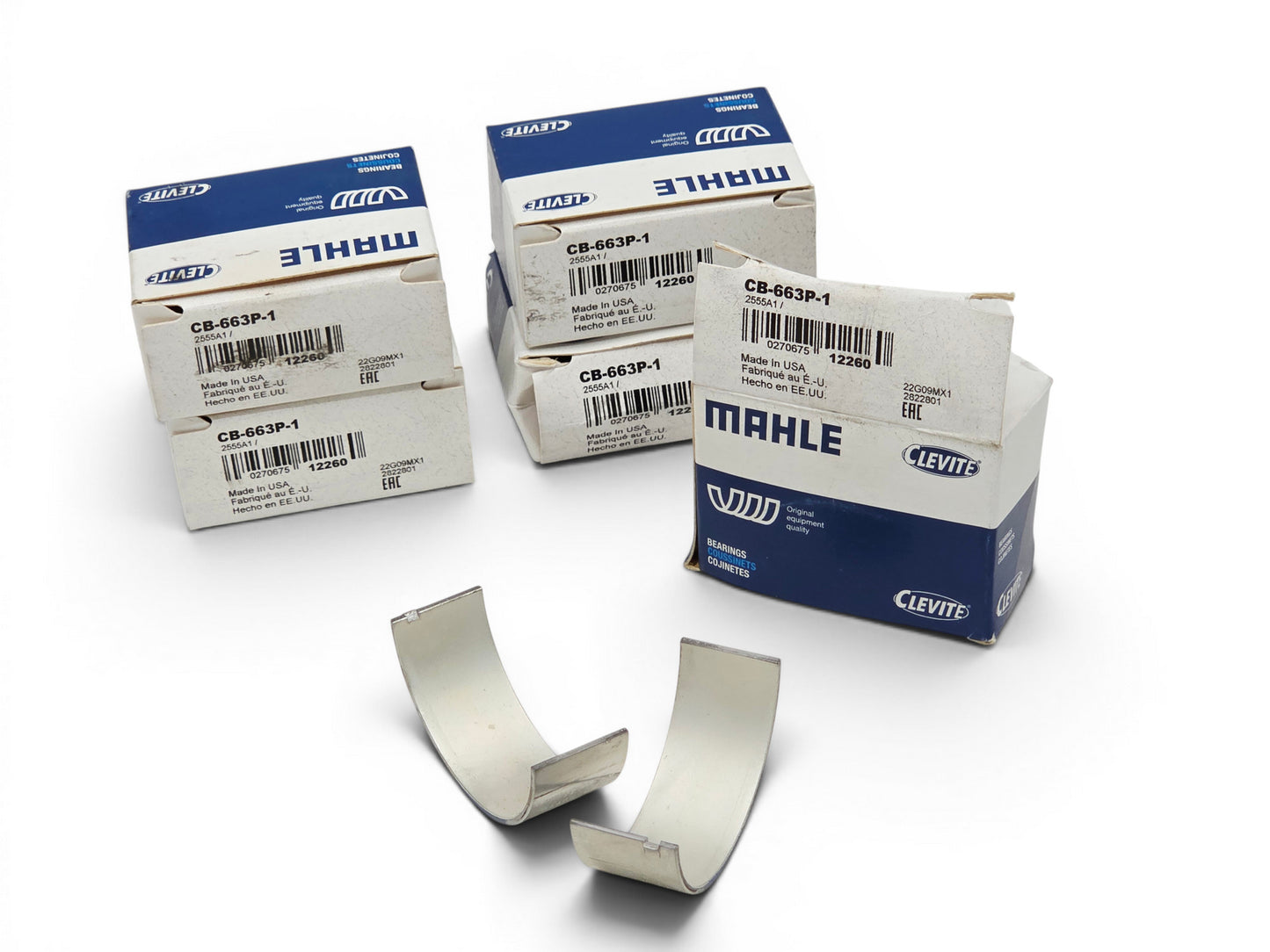 Clevite Rod Bearings P Series .001 Undersize Small Block Chevy LS - Lot of 5