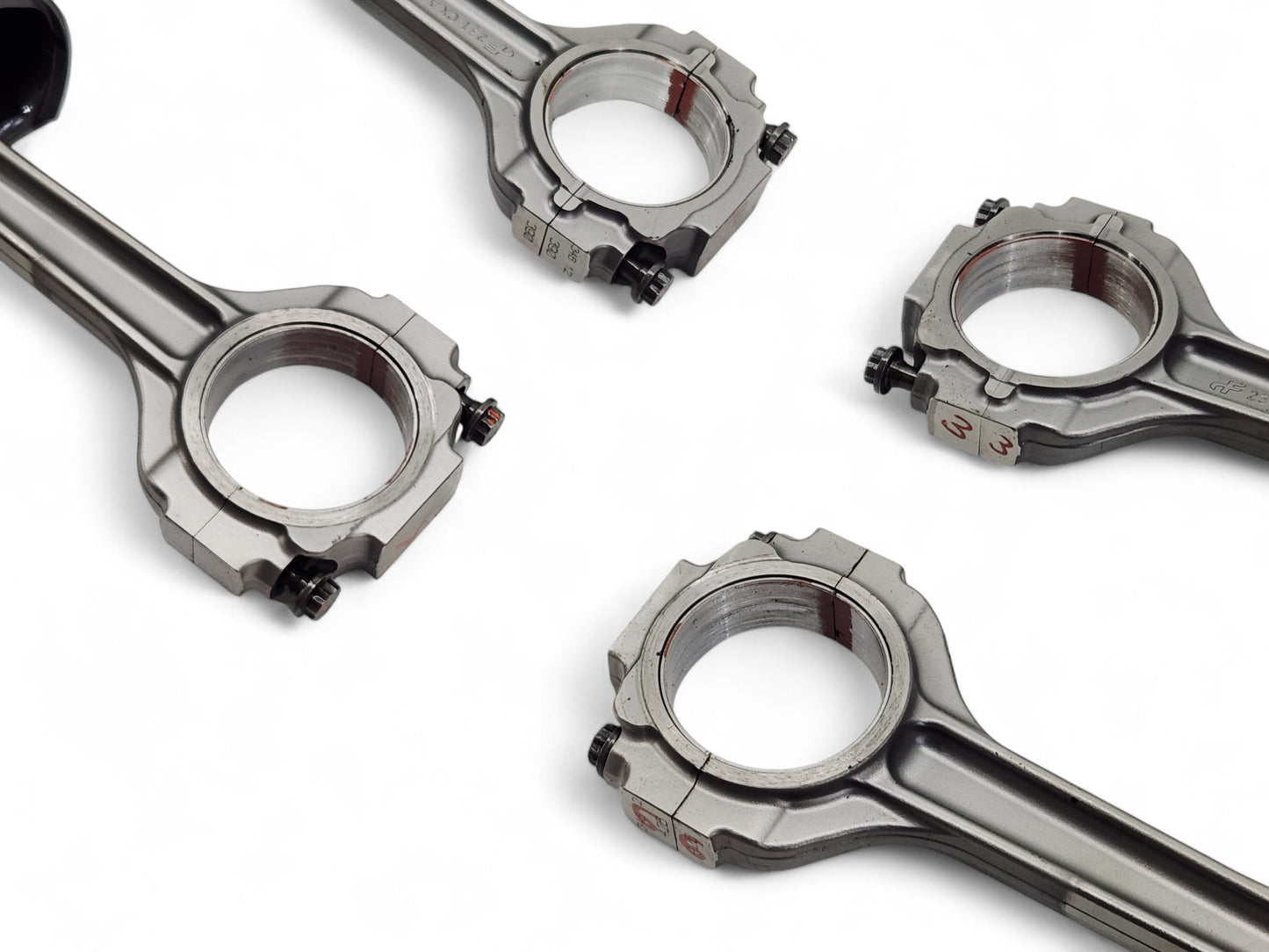 Corvette C6 Z06 LS7 7.0L Titanium Connecting Rods with Pistons Thrust Wear