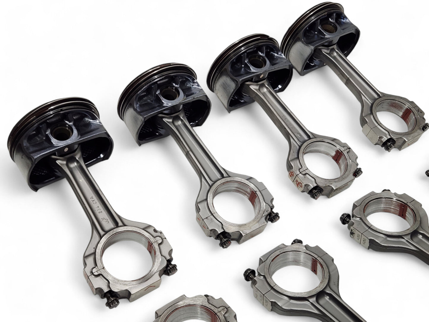 Corvette C6 Z06 LS7 7.0L Titanium Connecting Rods with Pistons Thrust Wear