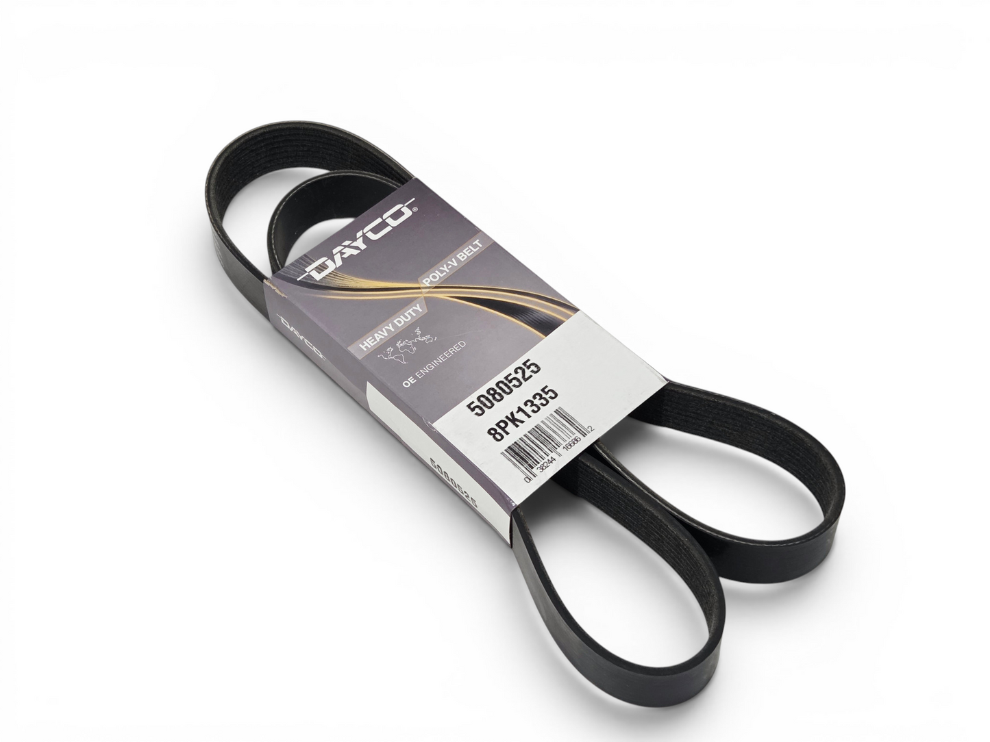 Dayco Poly Rib Belt HD Serpentine Belt 52.56 Long 8 Rib Heavy Duty 5080525