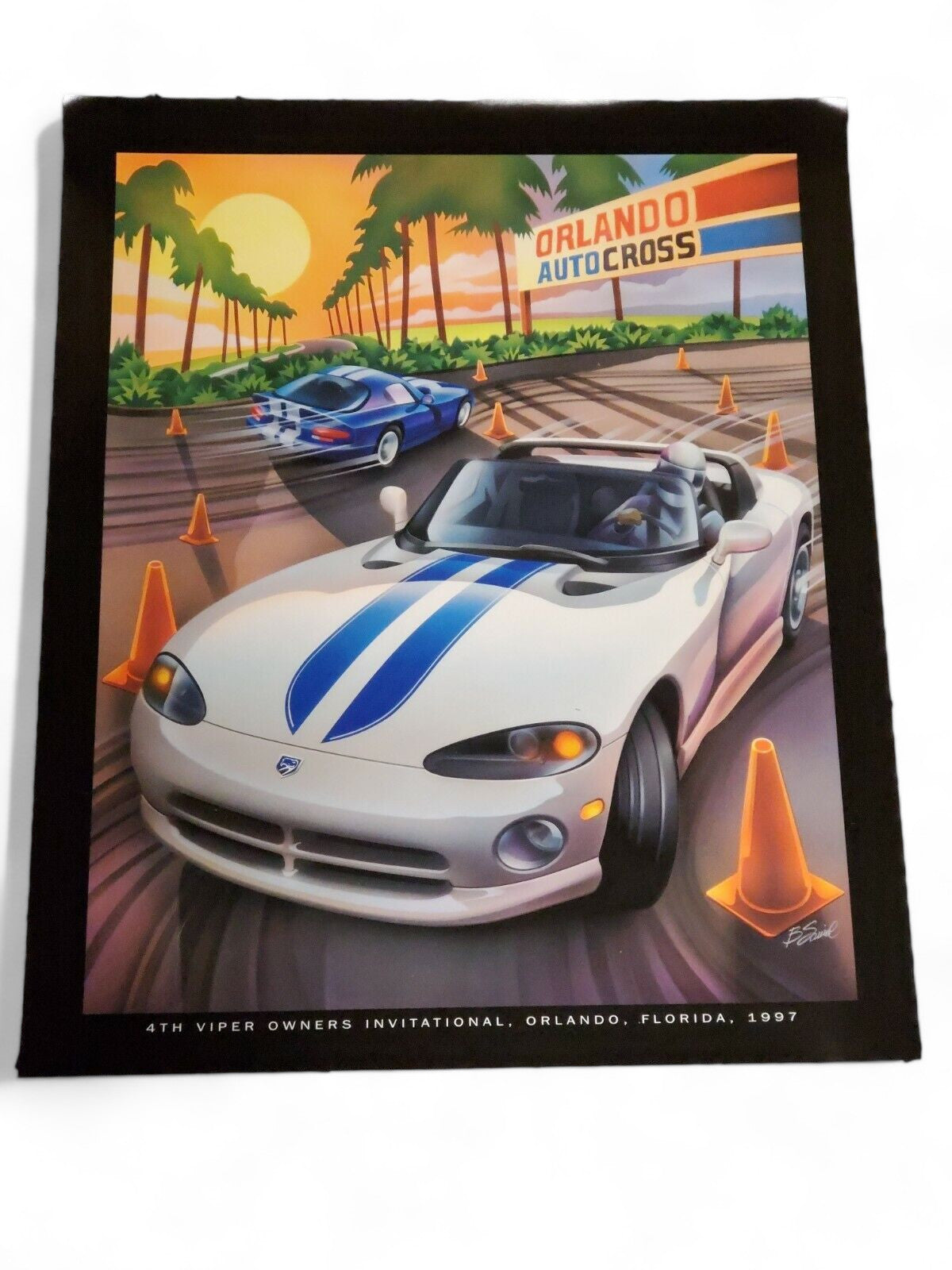 Dodge Viper RT10 GTS  Owners Invitational VOI Poster Original 17x13 Orlando