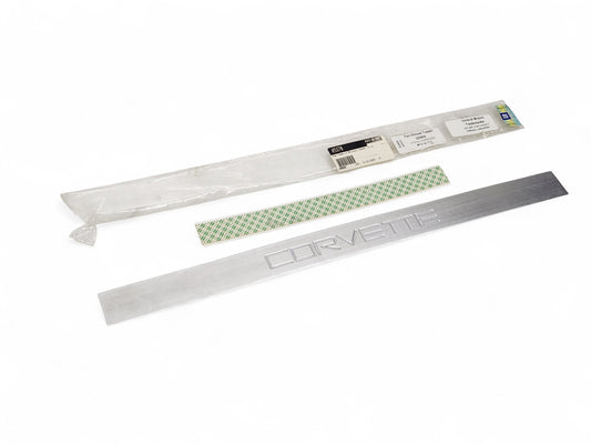 Ecklers Corvette Cooling Fan Shroud Plate Topper Aluminum Finish Engraved A5370