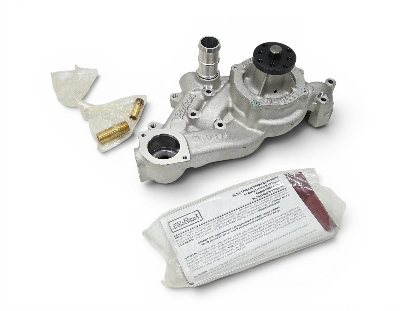 Edelbrock 8896 Victor Series LS1 LS6 5.7L Water Pump