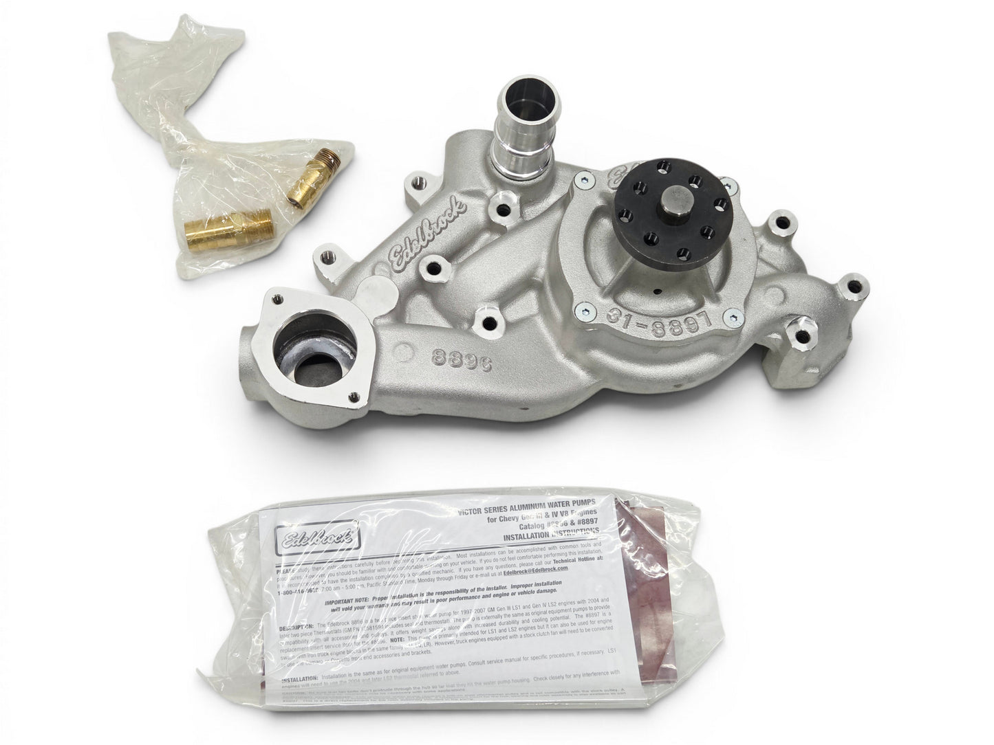 Edelbrock 8896 Victor Series LS1 LS6 5.7L Water Pump