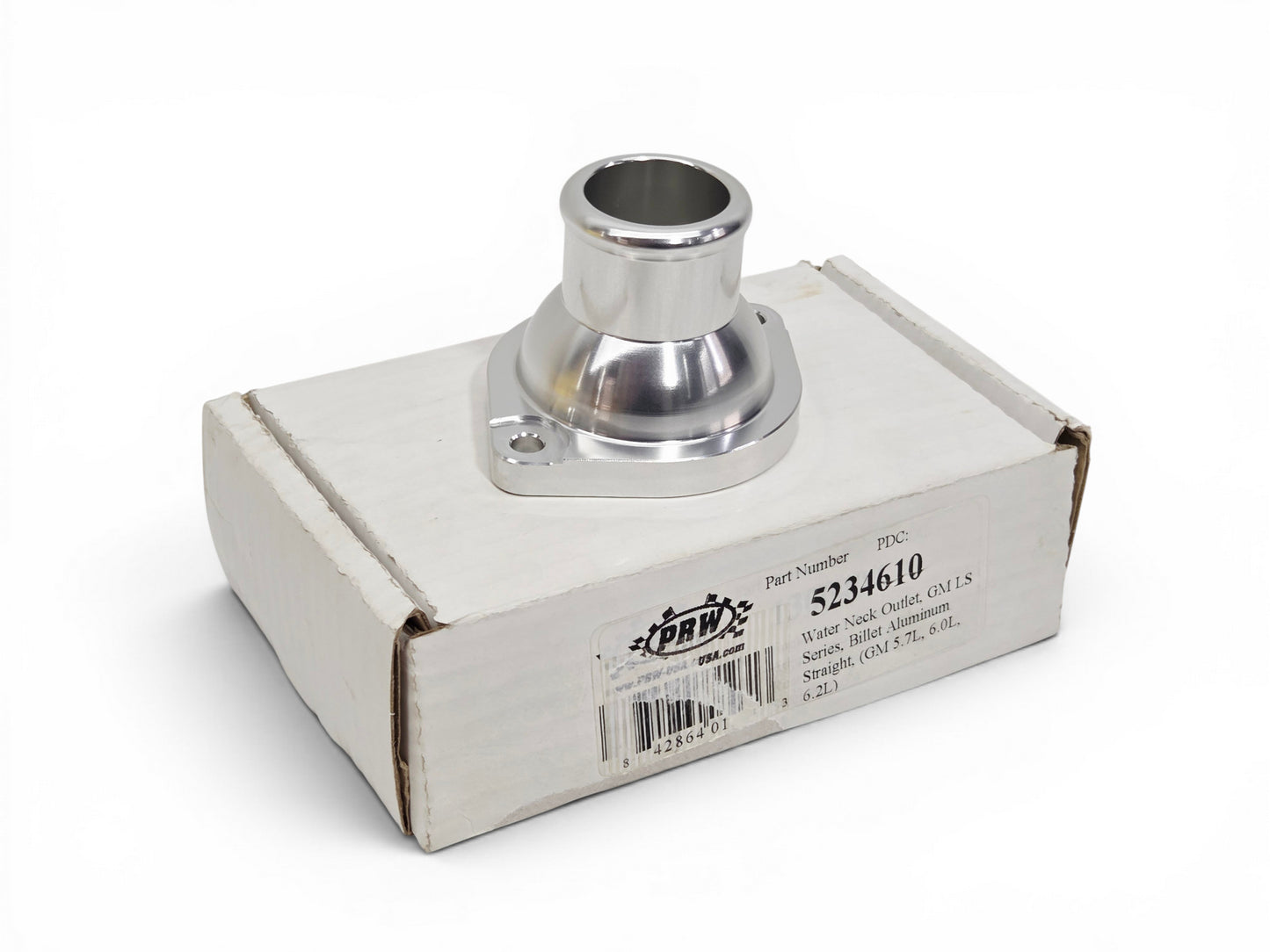 For GM LS Engines LS1 LS2 LS3 Polished Straight Up Water Neck Thermostat Housing