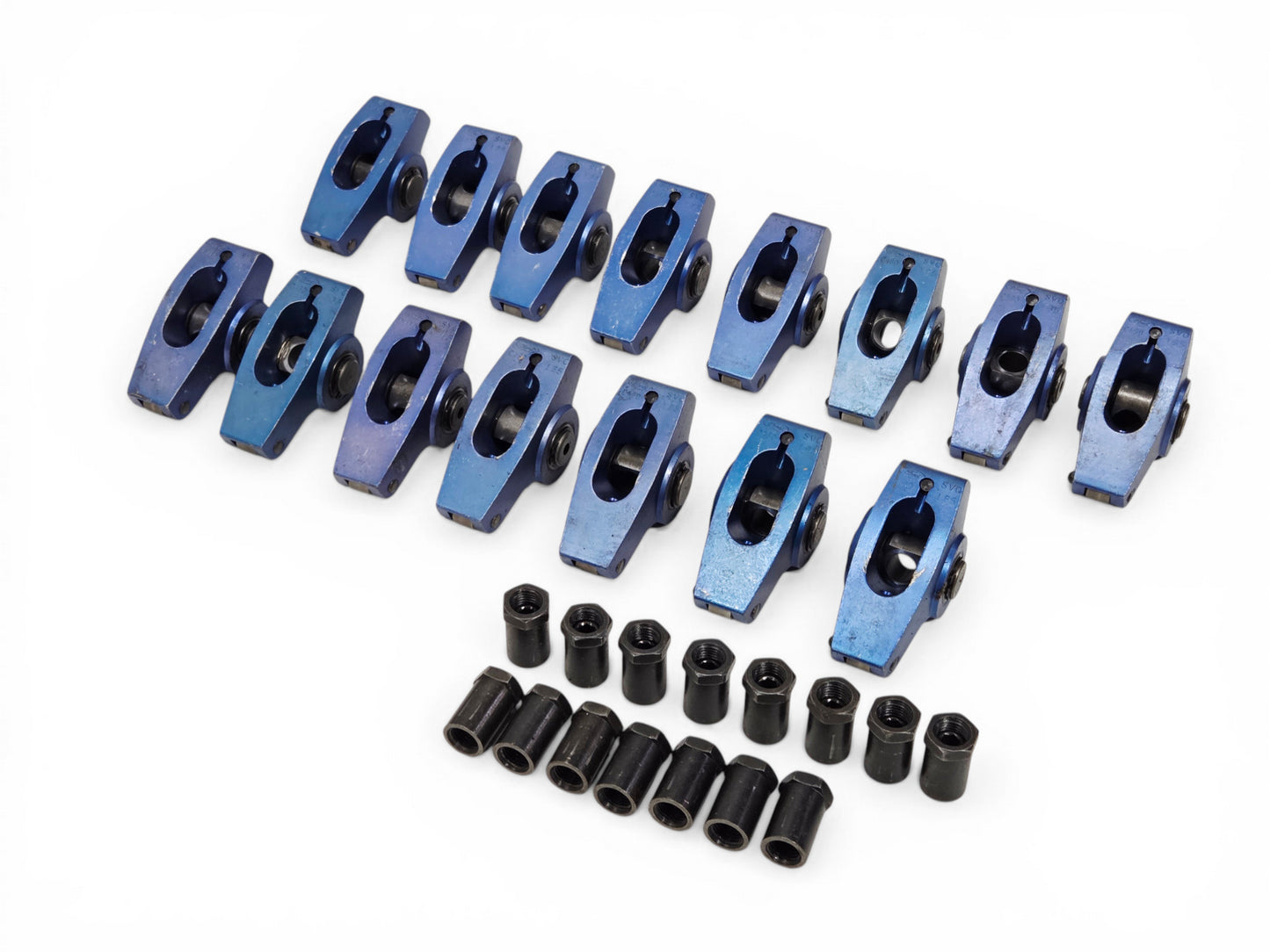 Ford Racing 302 351 1.65 Stud Mount Roller Rocker Arms with Locks -Lot of 15
