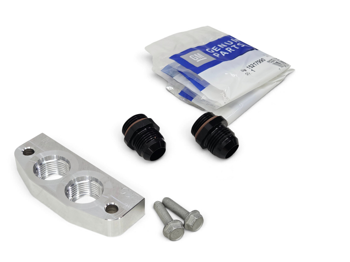 GM Performance LT1 LT4 LS7 LS9 Dry Sump Oil Pan AN Style Adapter Kit OEM GM