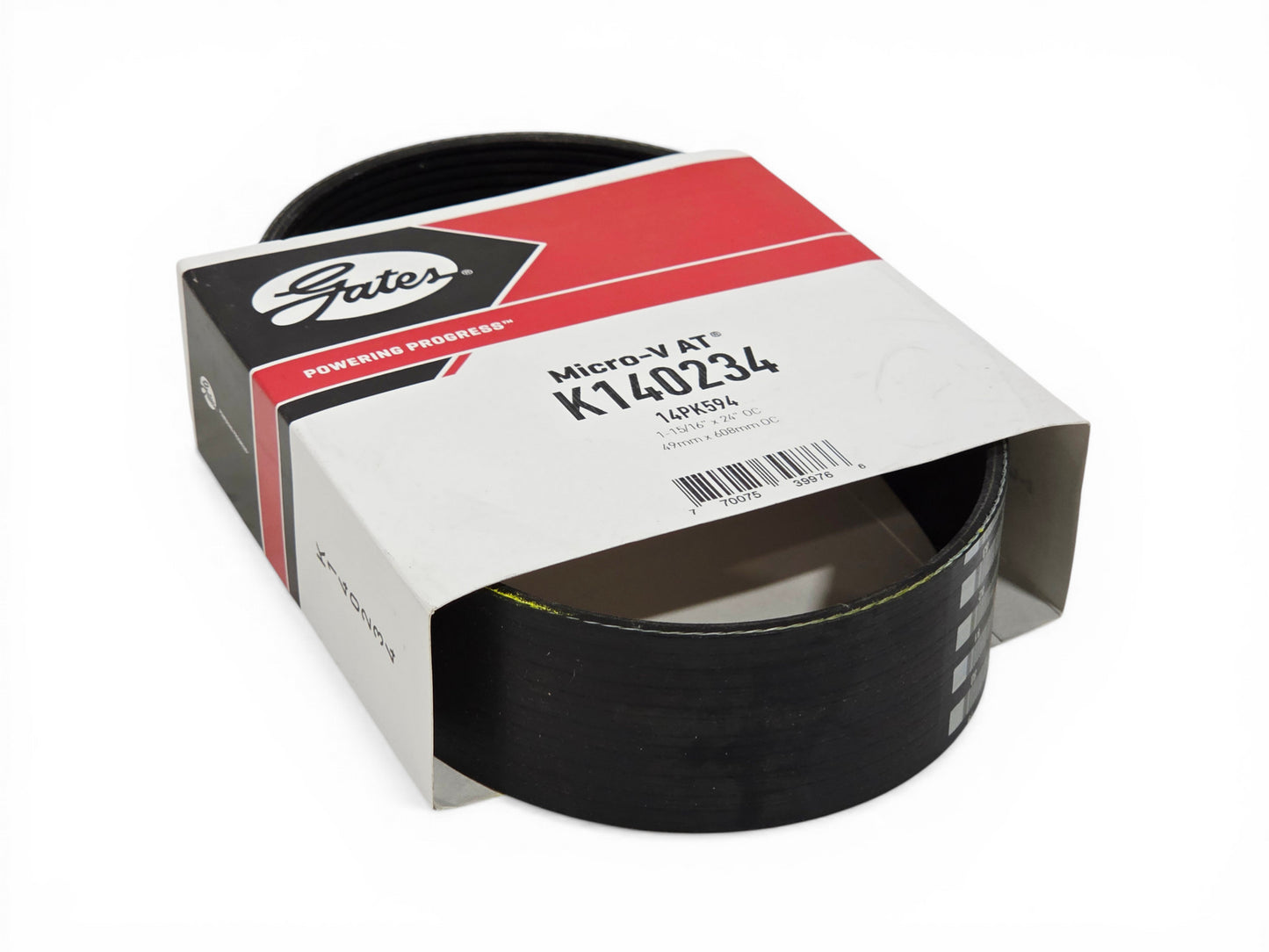 Gates RPM High Performance 14 Rib 23.4" V Ribbed Belt K140234