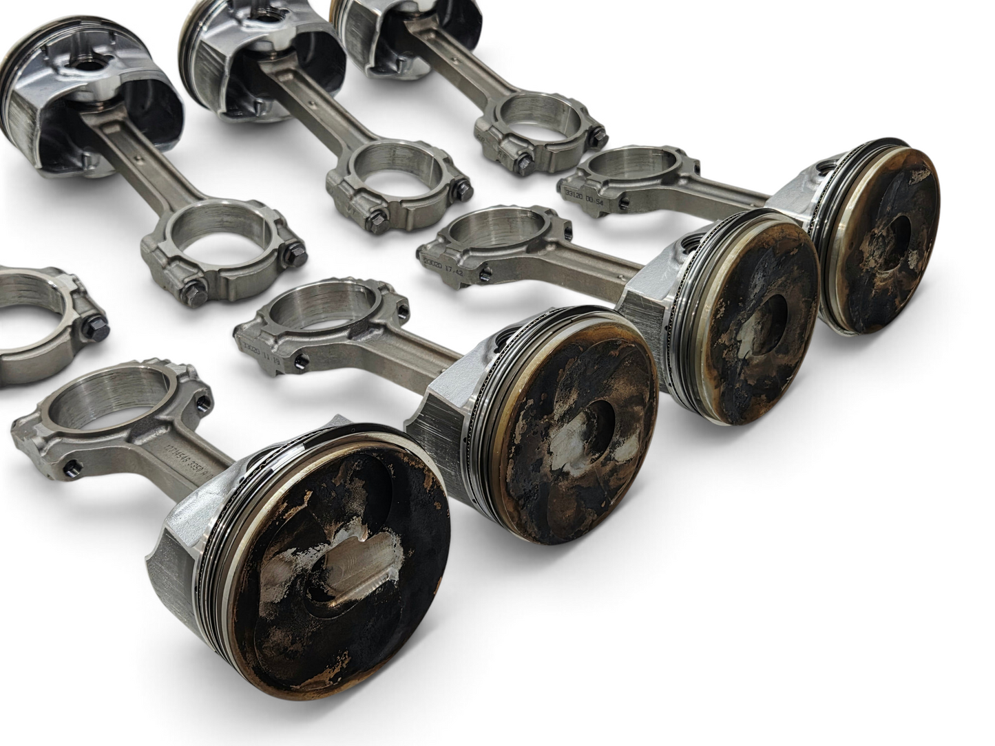 GenV L86 LT1 LT2 6.2L Engine Pistons Connecting Rods Rings OEM GM - Set of 8