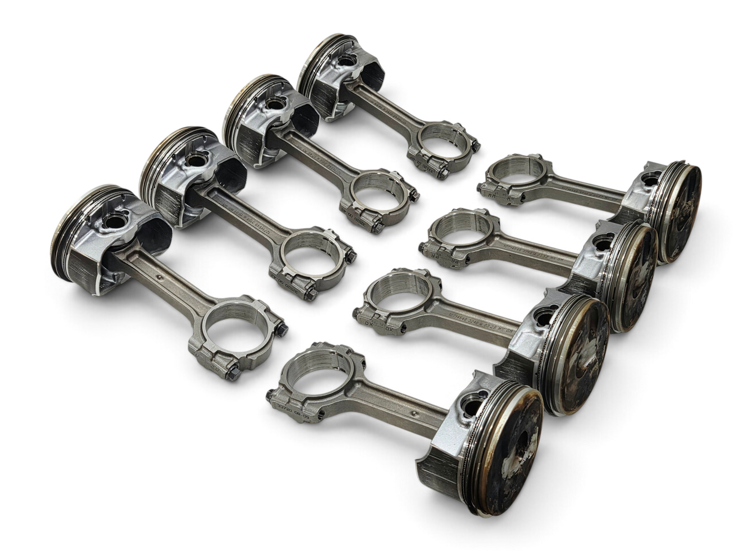 GenV L86 LT1 LT2 6.2L Engine Pistons Connecting Rods Rings OEM GM - Set of 8