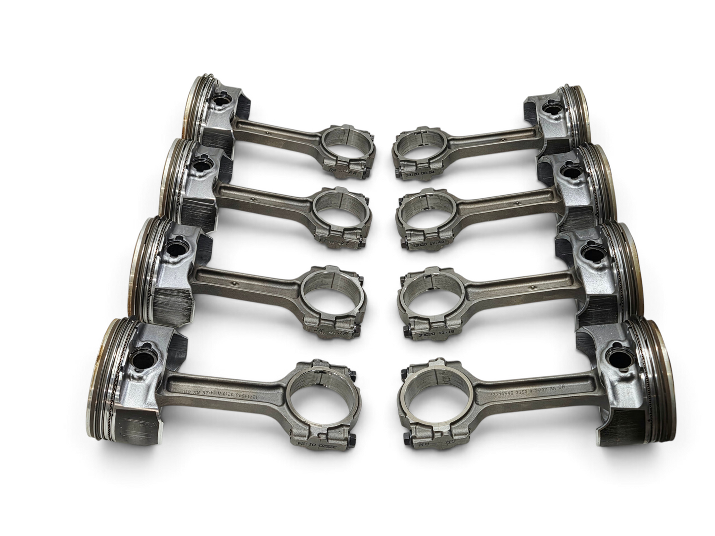 GenV L86 LT1 LT2 6.2L Engine Pistons Connecting Rods Rings OEM GM - Set of 8