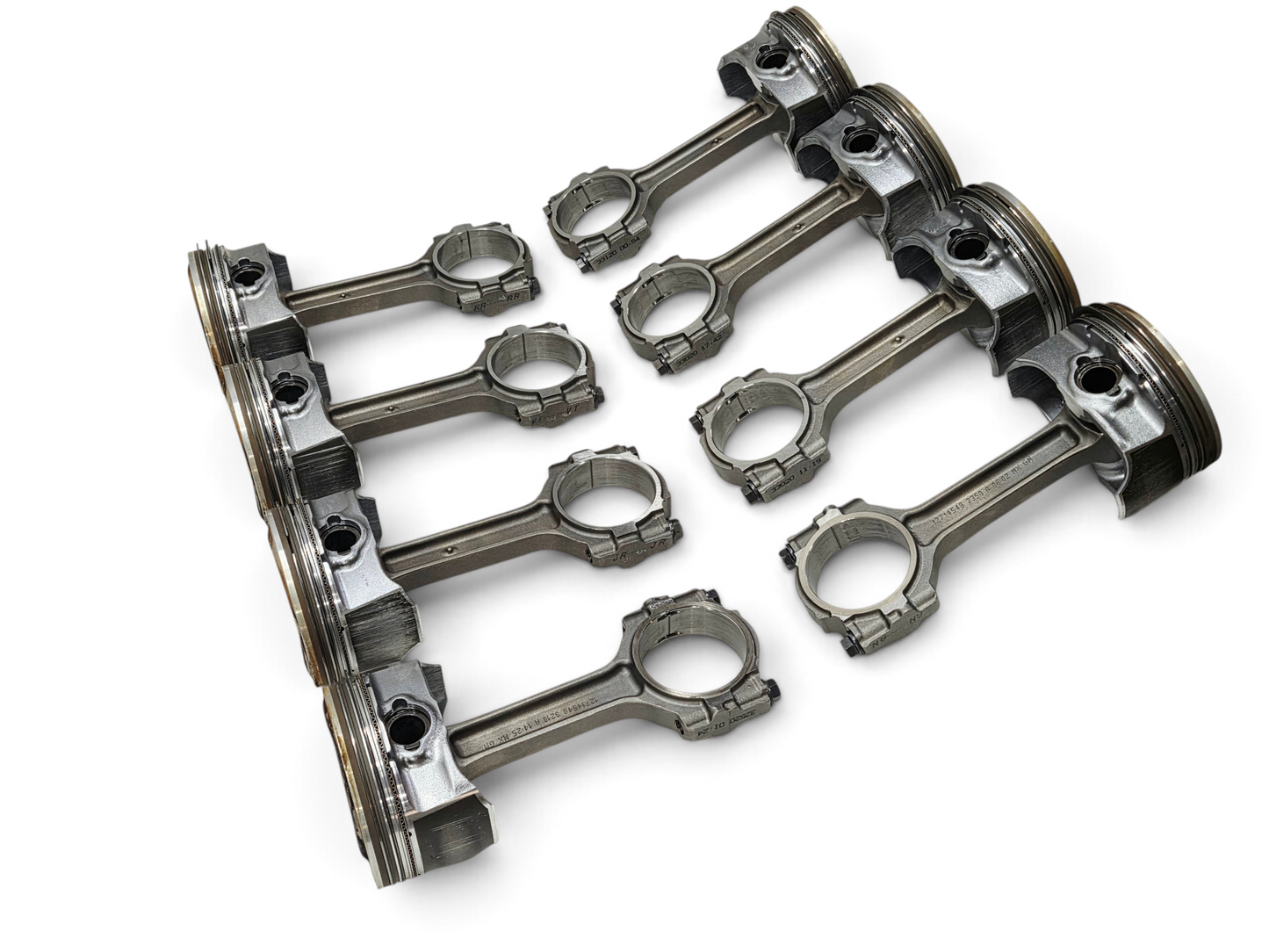 GenV L86 LT1 LT2 6.2L Engine Pistons Connecting Rods Rings OEM GM - Set of 8