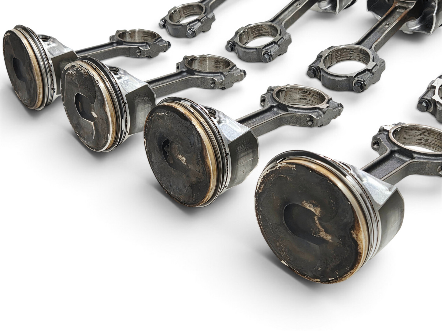 GenV L86 LT1 LT2 6.2L Engine Pistons Connecting Rods Rings OEM GM - Set of 8