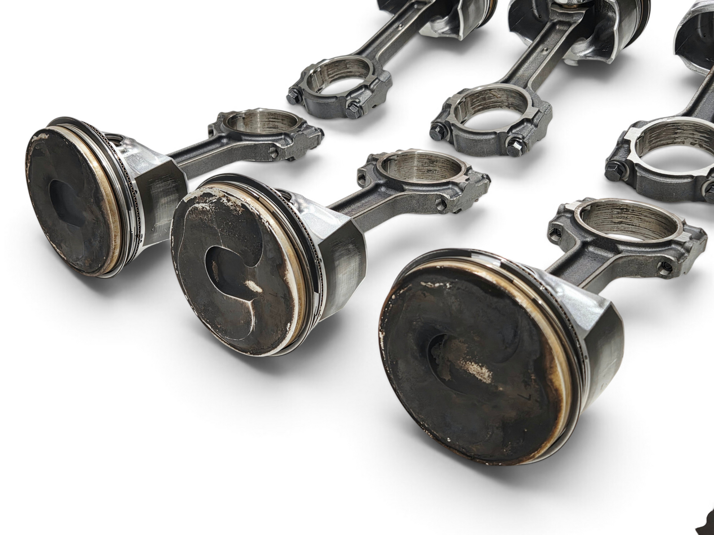 GenV L86 LT1 LT2 6.2L Engine Pistons Connecting Rods Rings OEM GM - Set of 8