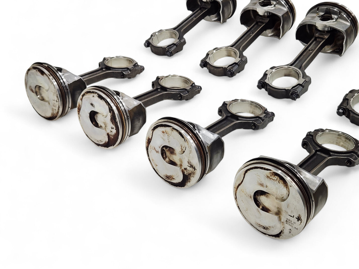 GenV LT1 LT2 L86 L87 6.2 Engine Pistons Connecting Rods Rings OEM GM Set of 8