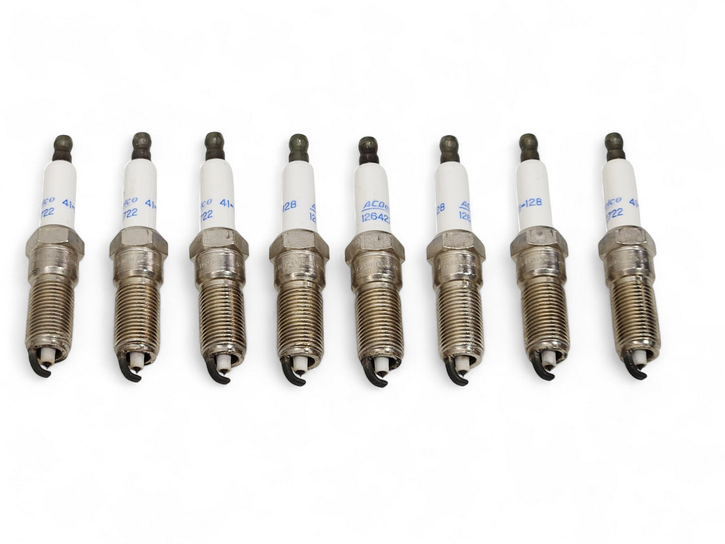 Genuine AcDelco Professional 41-128 GM 12642722 Iridium Spark Plugs Set 8 - Takeoffs