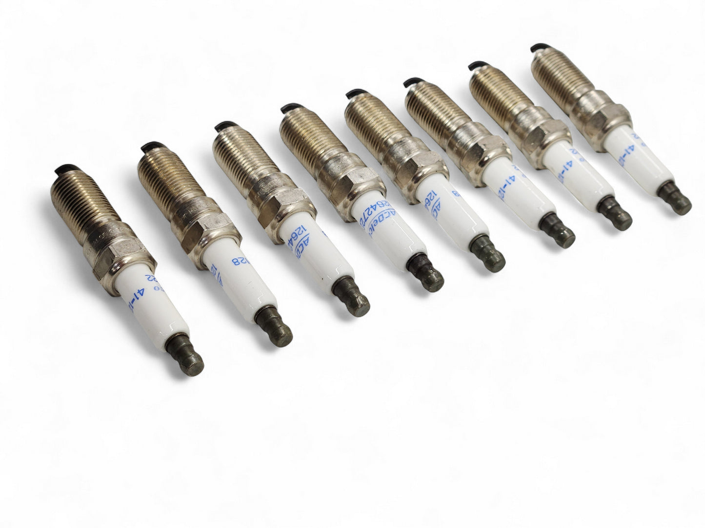Genuine AcDelco Professional 41-128 GM 12642722 Iridium Spark Plugs Set 8 - Takeoffs