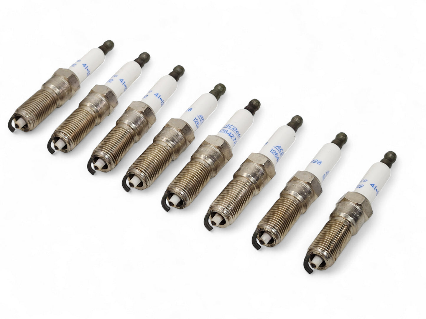 Genuine AcDelco Professional 41-128 GM 12642722 Iridium Spark Plugs Set 8 - Takeoffs