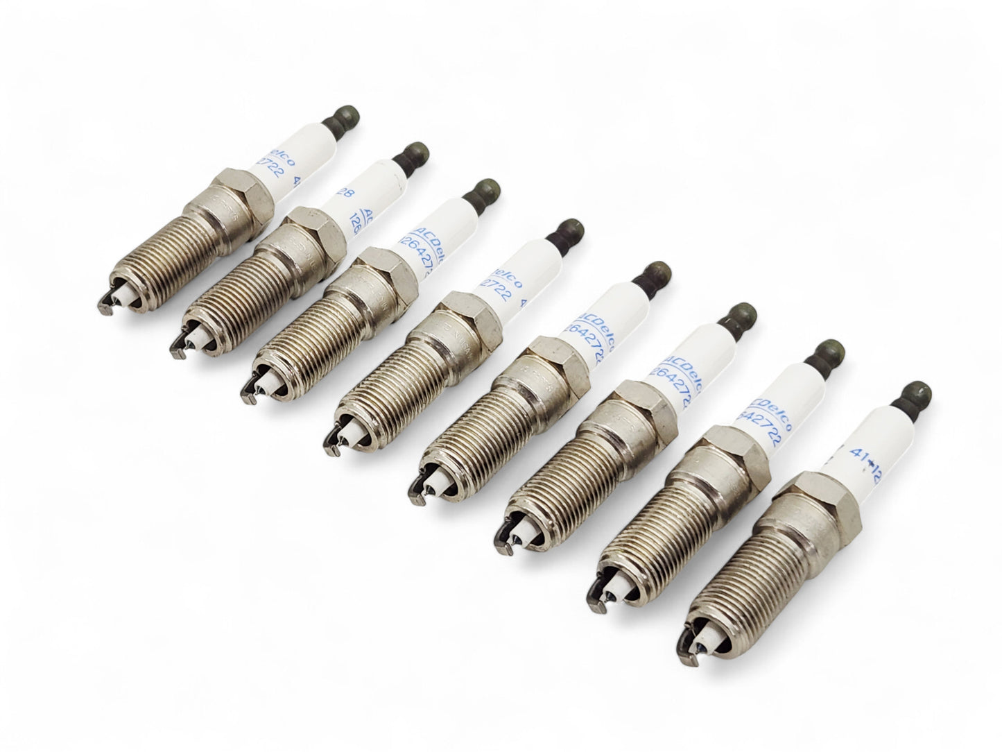 Genuine AcDelco Professional 41-128 GM 12642722 Iridium Spark Plugs Set of 8 - Takeoffs
