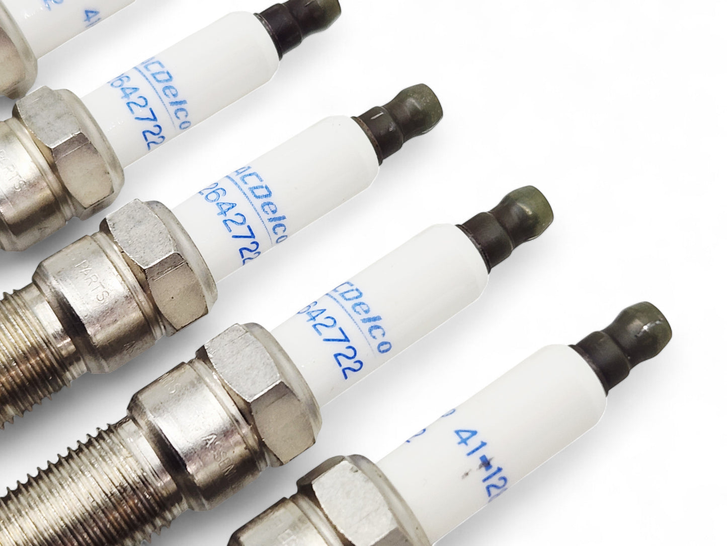 Genuine AcDelco Professional 41-128 GM 12642722 Iridium Spark Plugs Set of 8 - Takeoffs