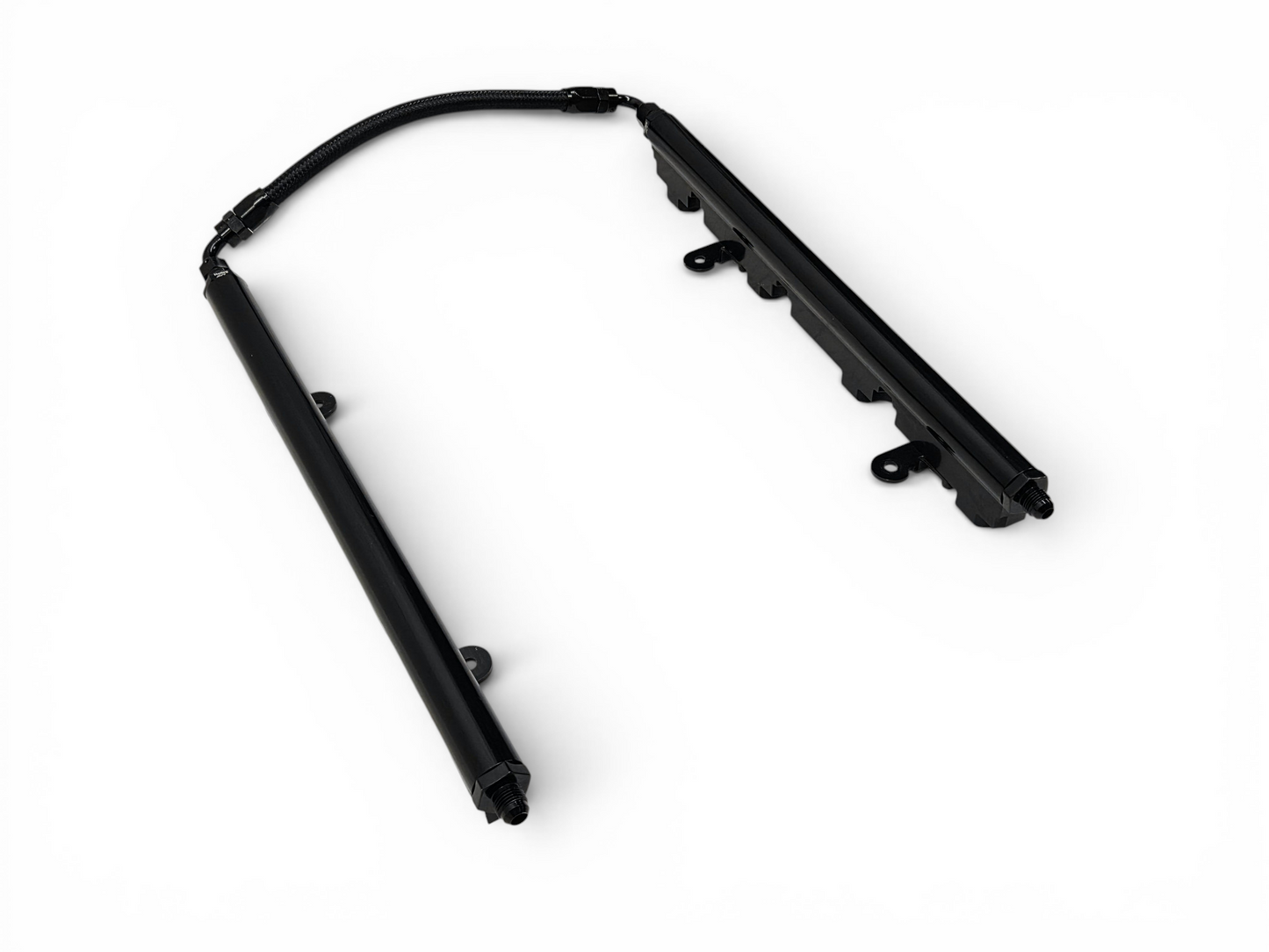Holley LS7 Billet Hi Flow Fuel Rails Black Anodized Aluminum