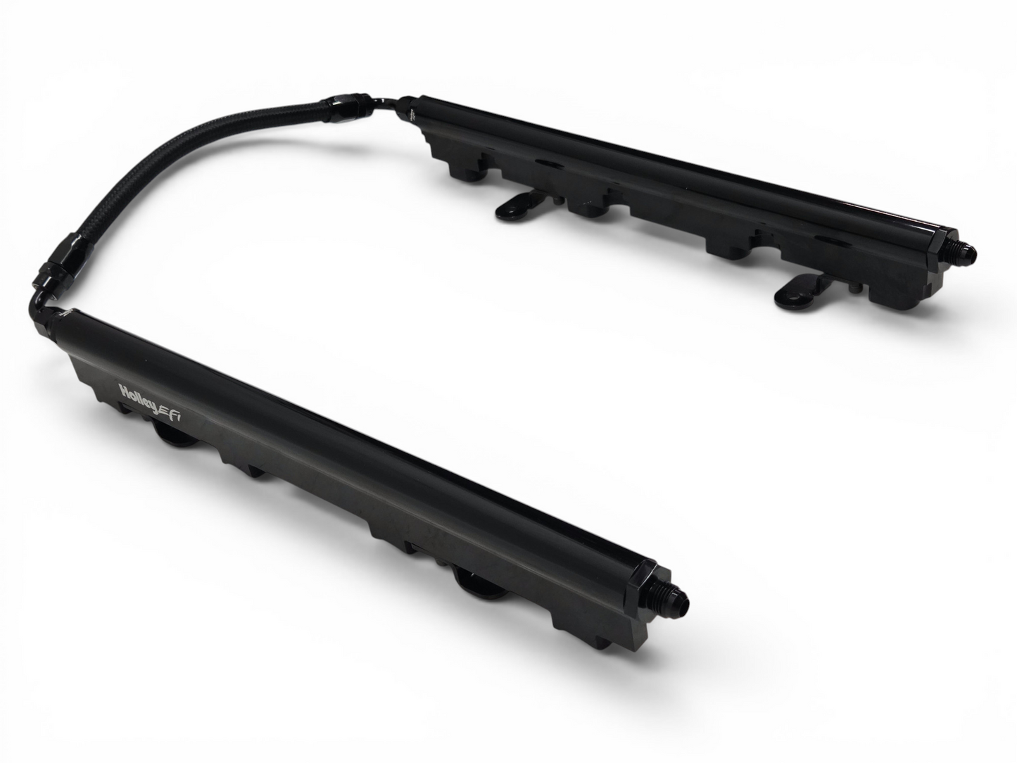 Holley LS7 Billet Hi Flow Fuel Rails Black Anodized Aluminum