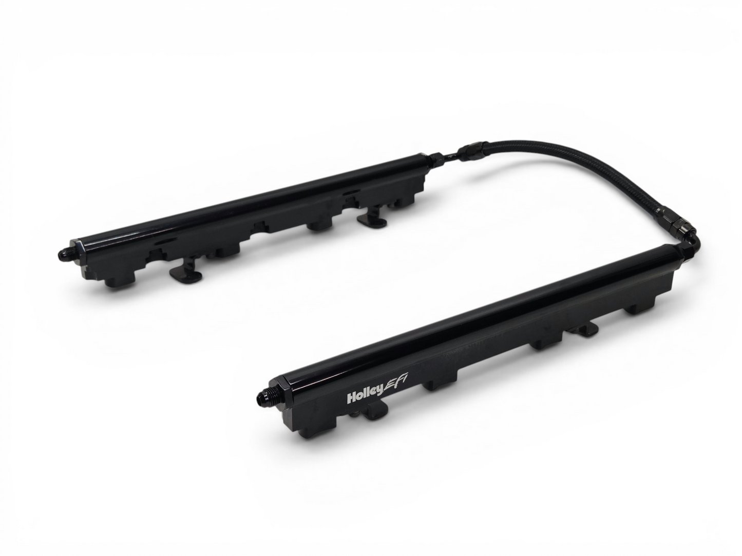 Holley LS7 Billet Hi Flow Fuel Rails Black Anodized Aluminum