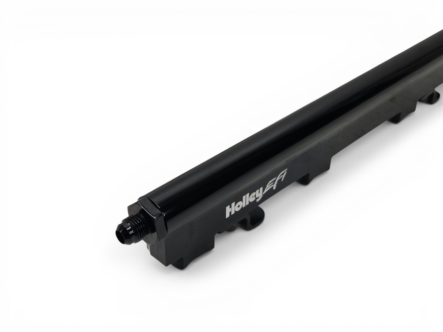 Holley LS7 Billet Hi Flow Fuel Rails Black Anodized Aluminum