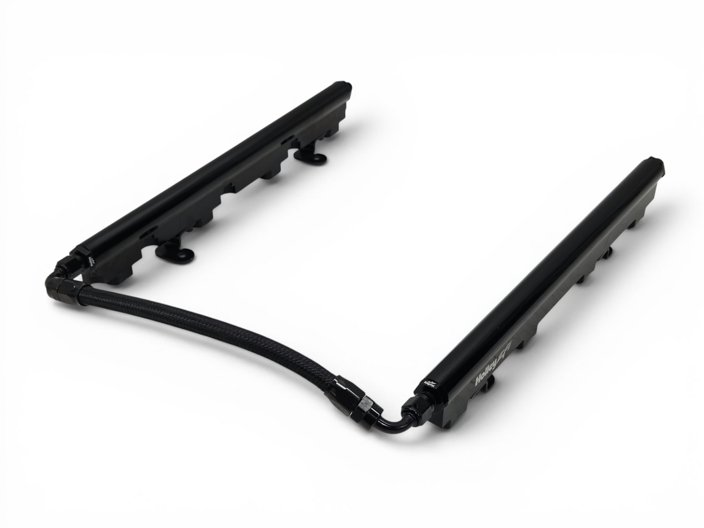 Holley LS7 Billet Hi Flow Fuel Rails Black Anodized Aluminum