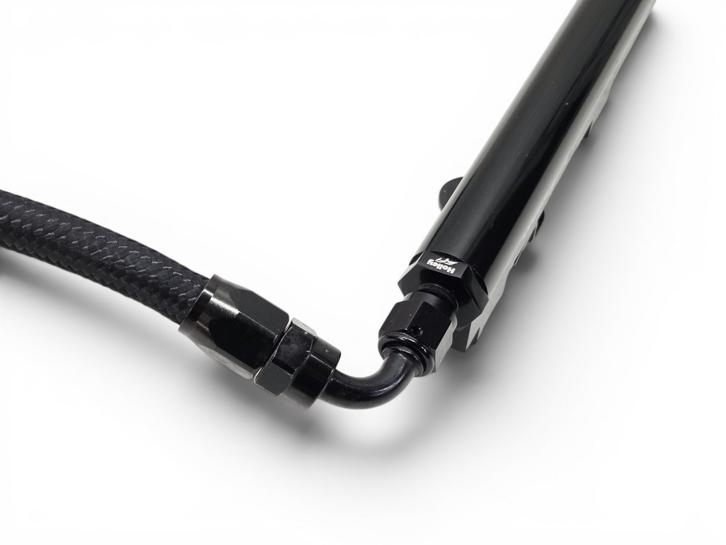 Holley LS7 Billet Hi Flow Fuel Rails Black Anodized Aluminum