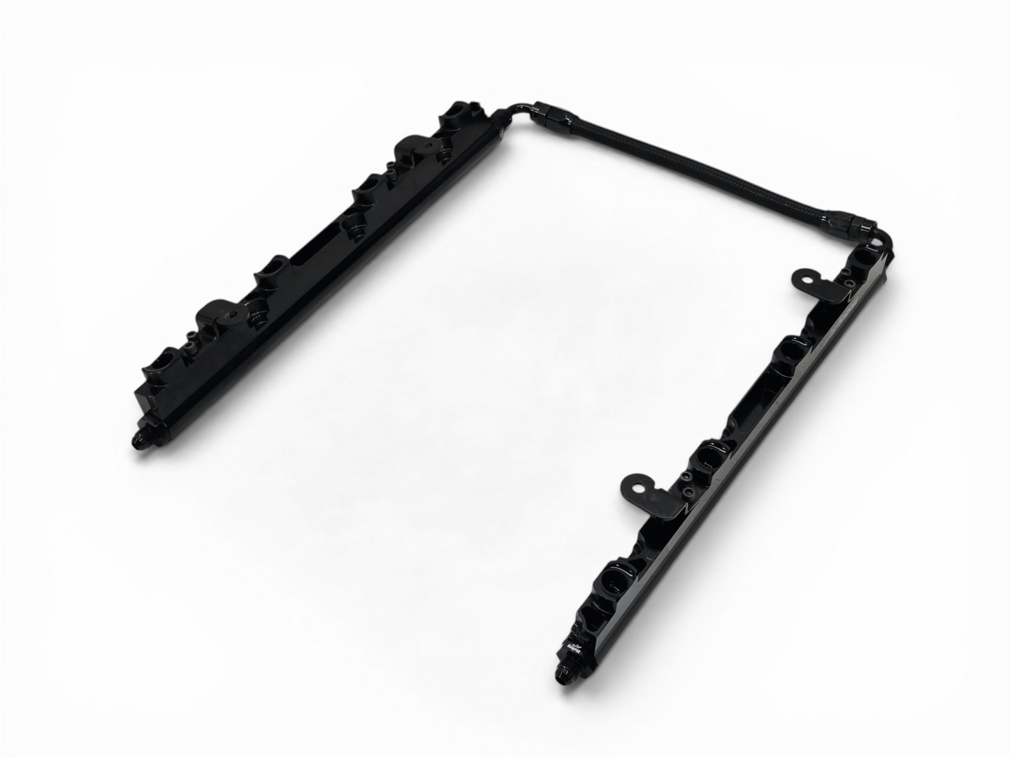 Holley LS7 Billet Hi Flow Fuel Rails Black Anodized Aluminum