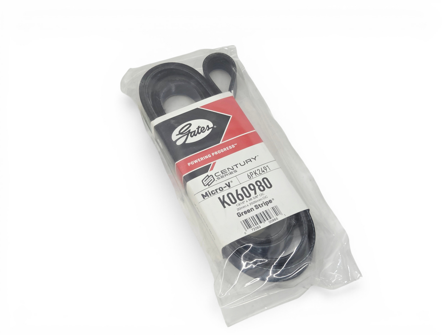 K060980 Gates Serpentine Micro-V Belt 6PK2491 98-3/4"