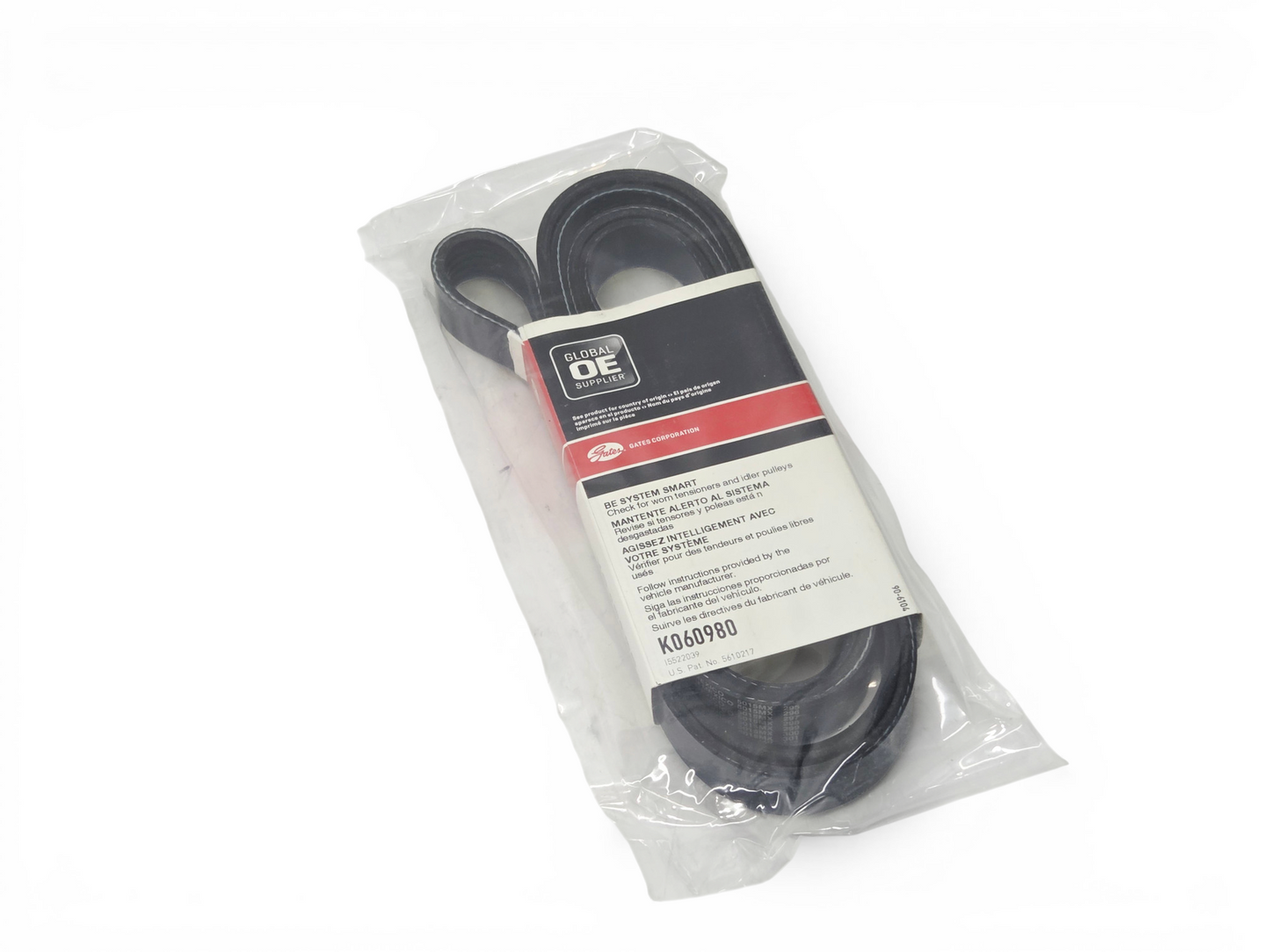 K060980 Gates Serpentine Micro-V Belt 6PK2491 98-3/4"