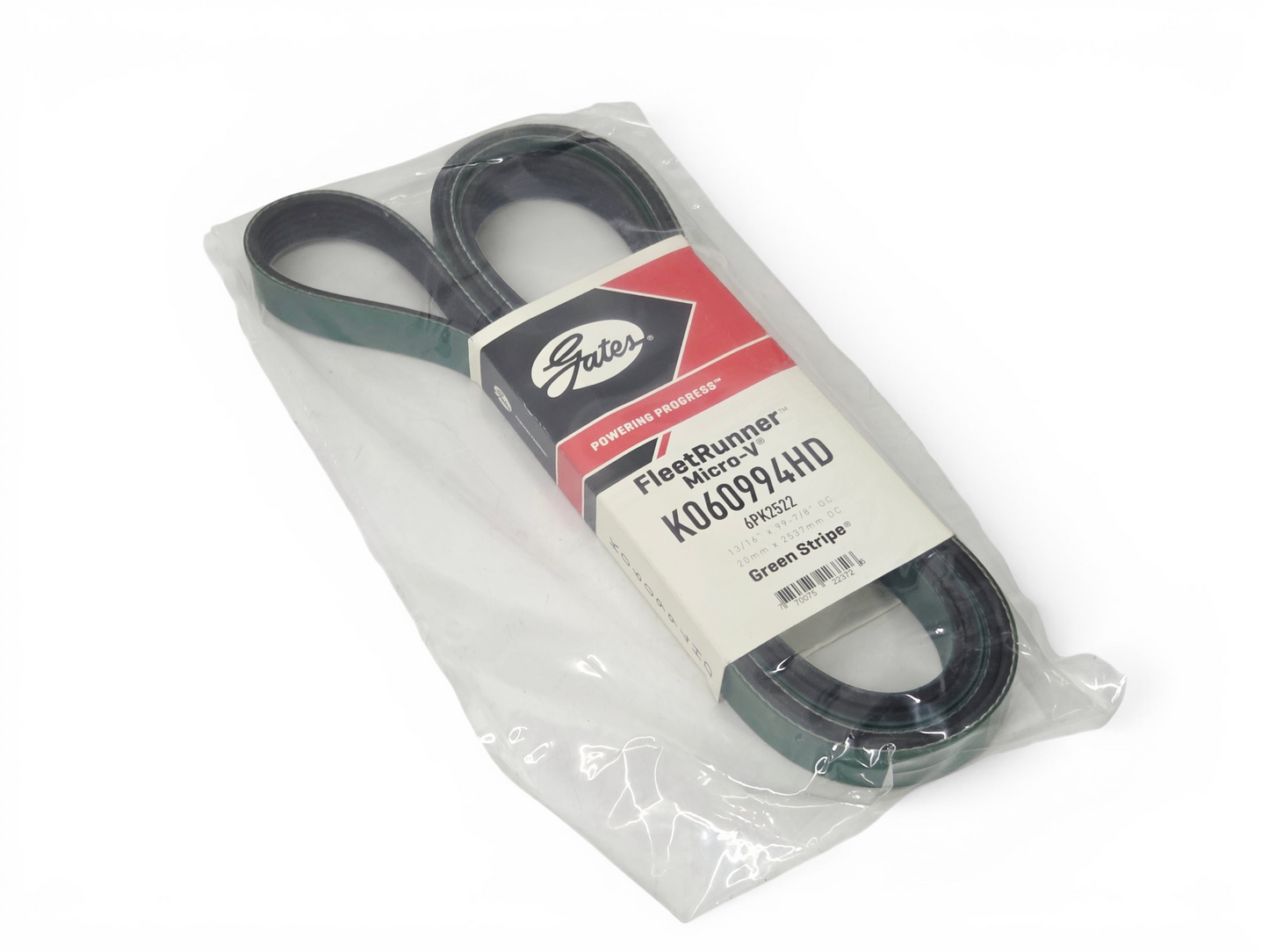 K060994HD Gates Serpentine Heavy Duty 6 rib Micro-V Belt 6PK2522 99-13/16