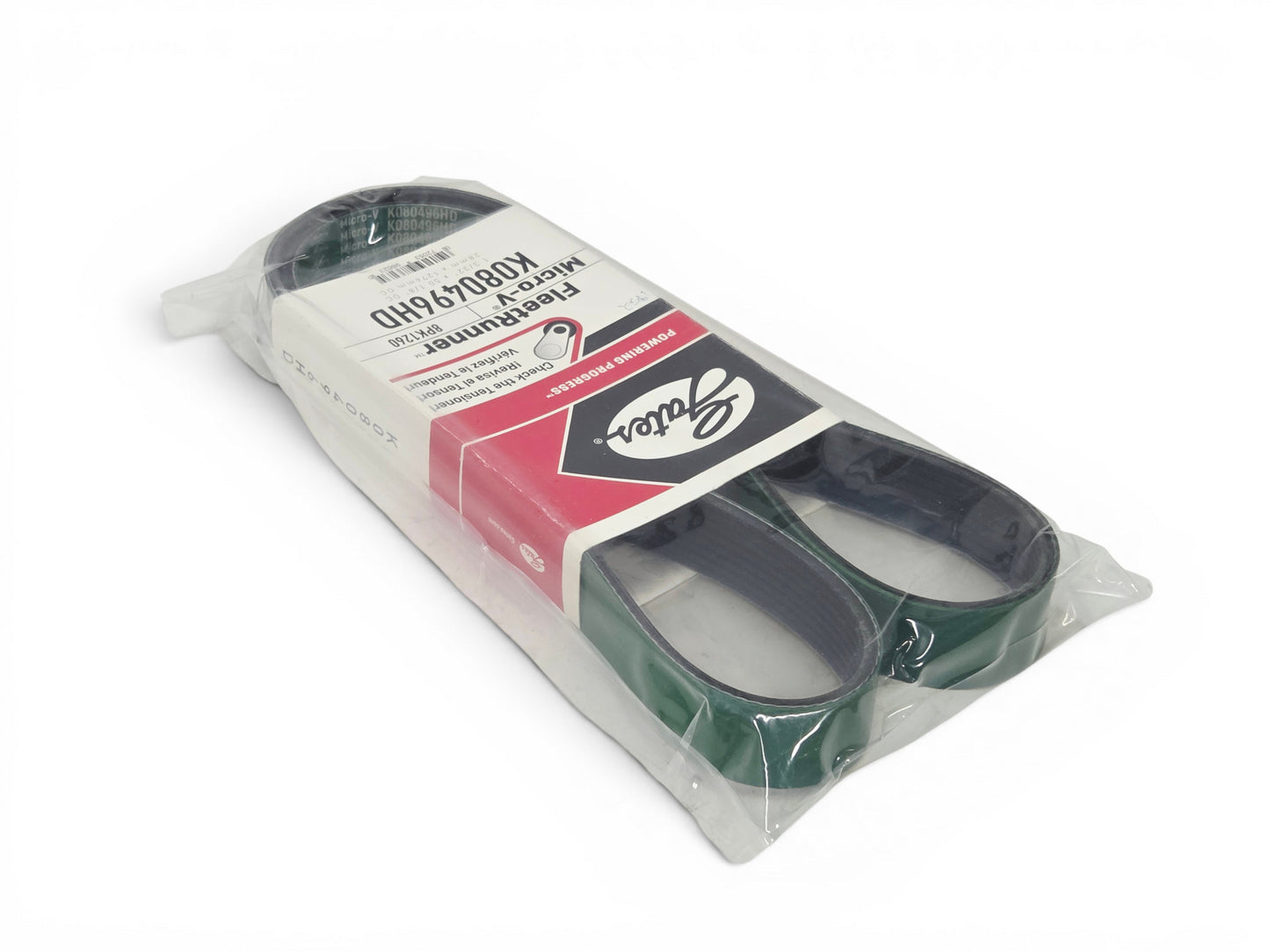 K080496HD Gates Serpentine Heavy Duty Micro-V Belt 8PK1260 50 1/16"