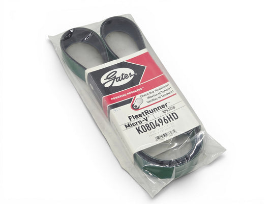 K080496HD Gates Serpentine Heavy Duty Micro-V Belt 8PK1260 50 1/16"